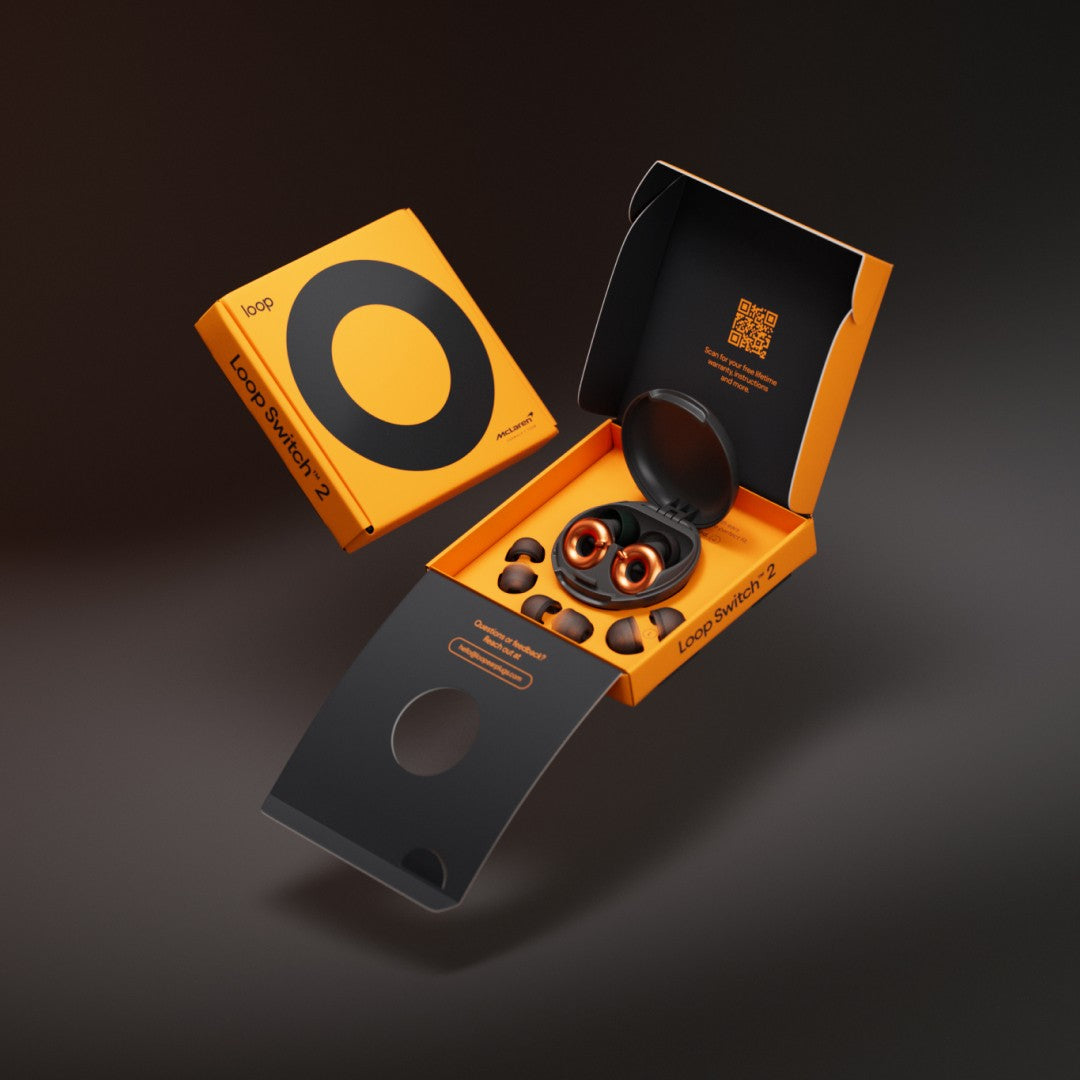 McLaren F1 Team x Loop Switch 2 耳栓 McLaren Racing x Loop Switch™ 2 – Loop Japan