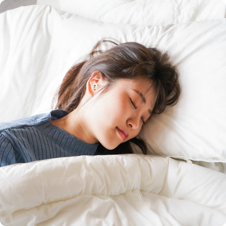 しっかり眠れる